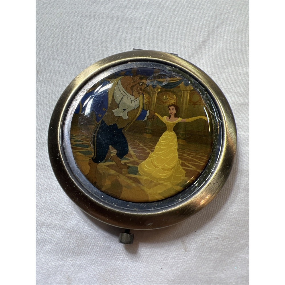 Beauty And The Beast Dancing Die Cut Dual Pocket Mirror